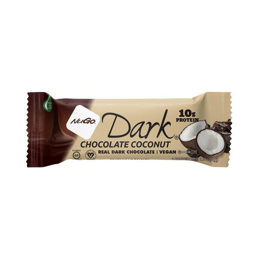 NuGo_Vegan Dark Chocolate Coconut High Protein Snack Bar 50g-Pack of 12