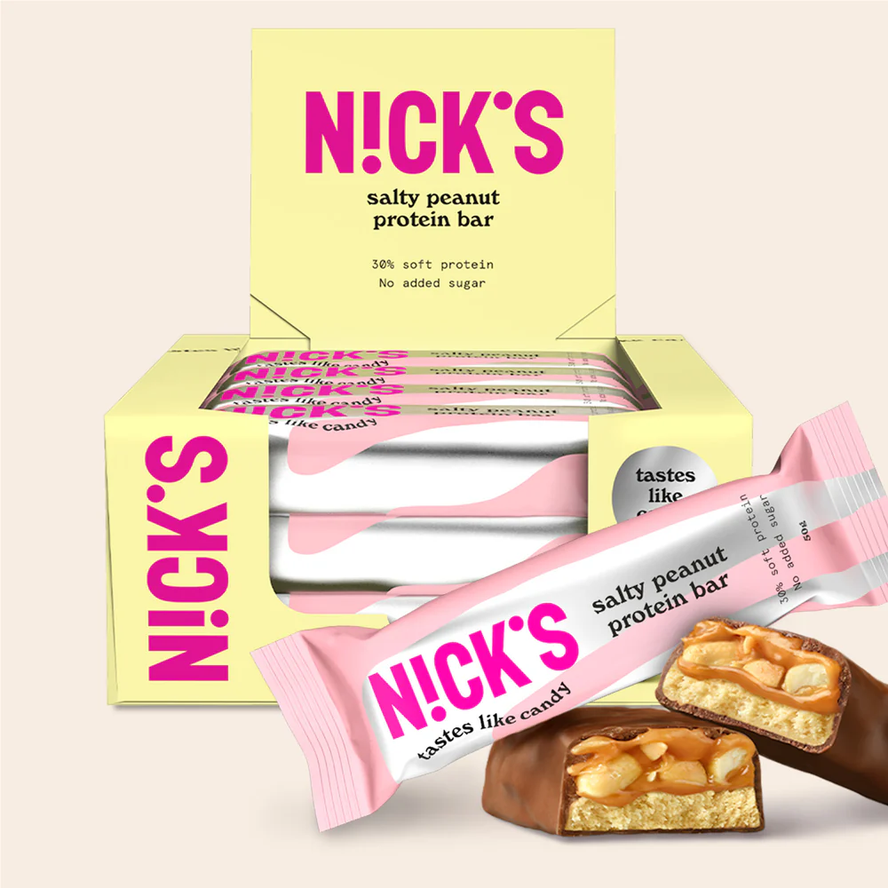 NICK'S Protein Bar 12x50g Peanut Butter