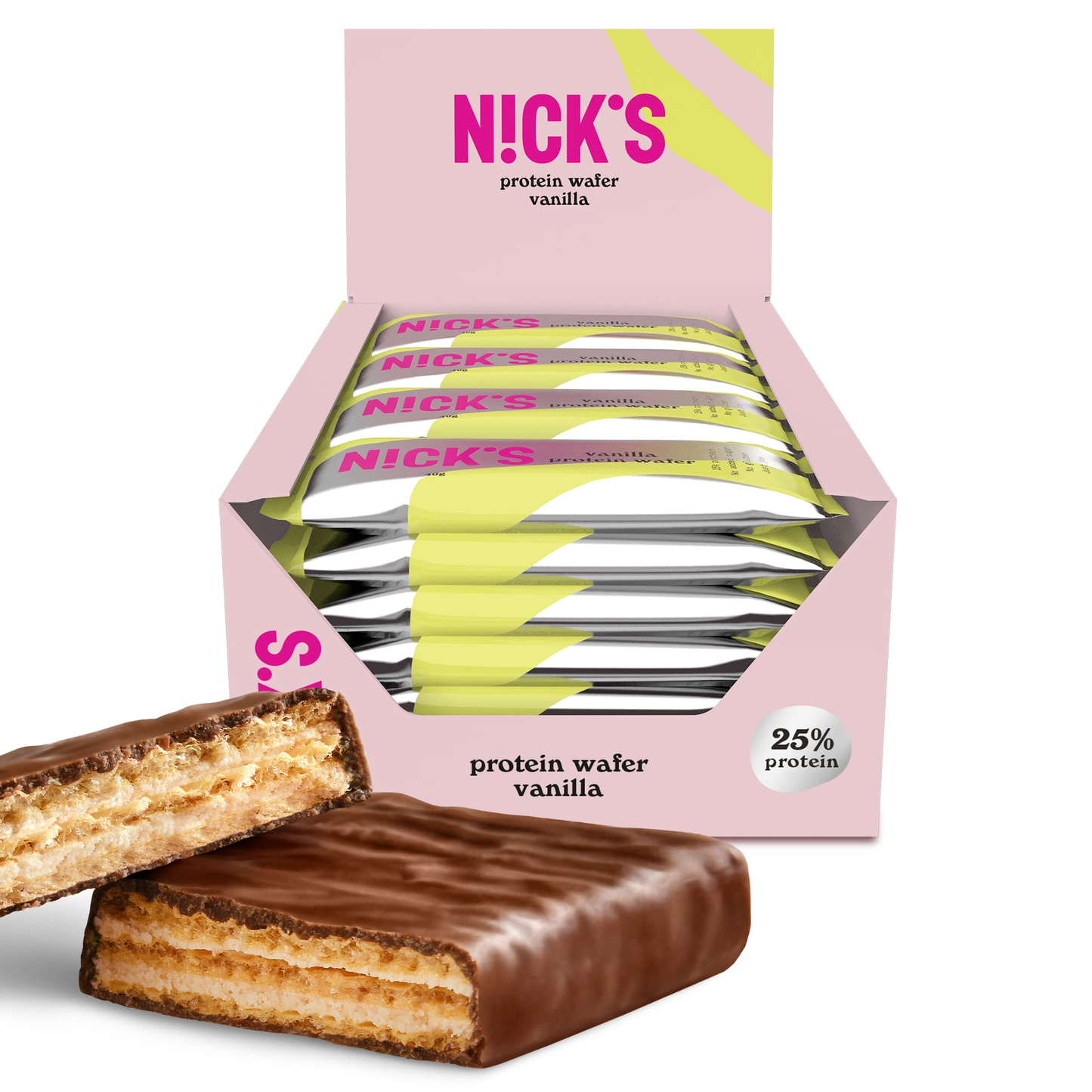 NICK'S Protein Bar 12x50g Peanut Butter