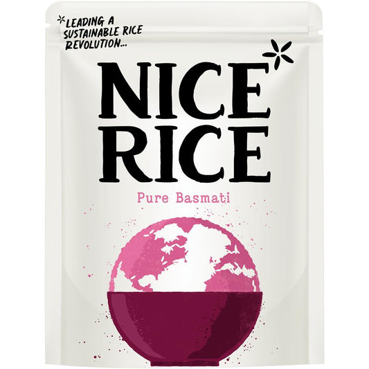 Nice Rice_Sustainably Farmed Pure Basmati rice pouch 250g-Pack of 3
