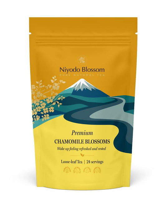 Niyodo Blossom_Premium Chamomile Blossoms Tea- Loose leaf- 24 servings.