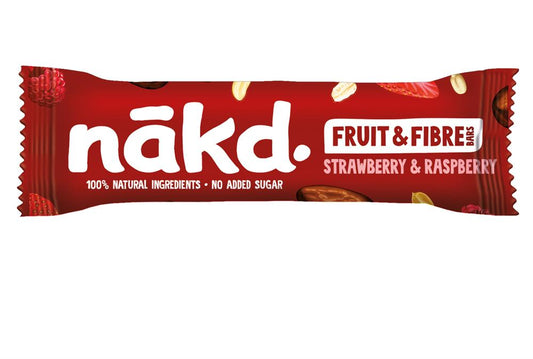 Nakd_Fruit & Fibre Strawberry & Raspberry Bar 44g-Pack of 16