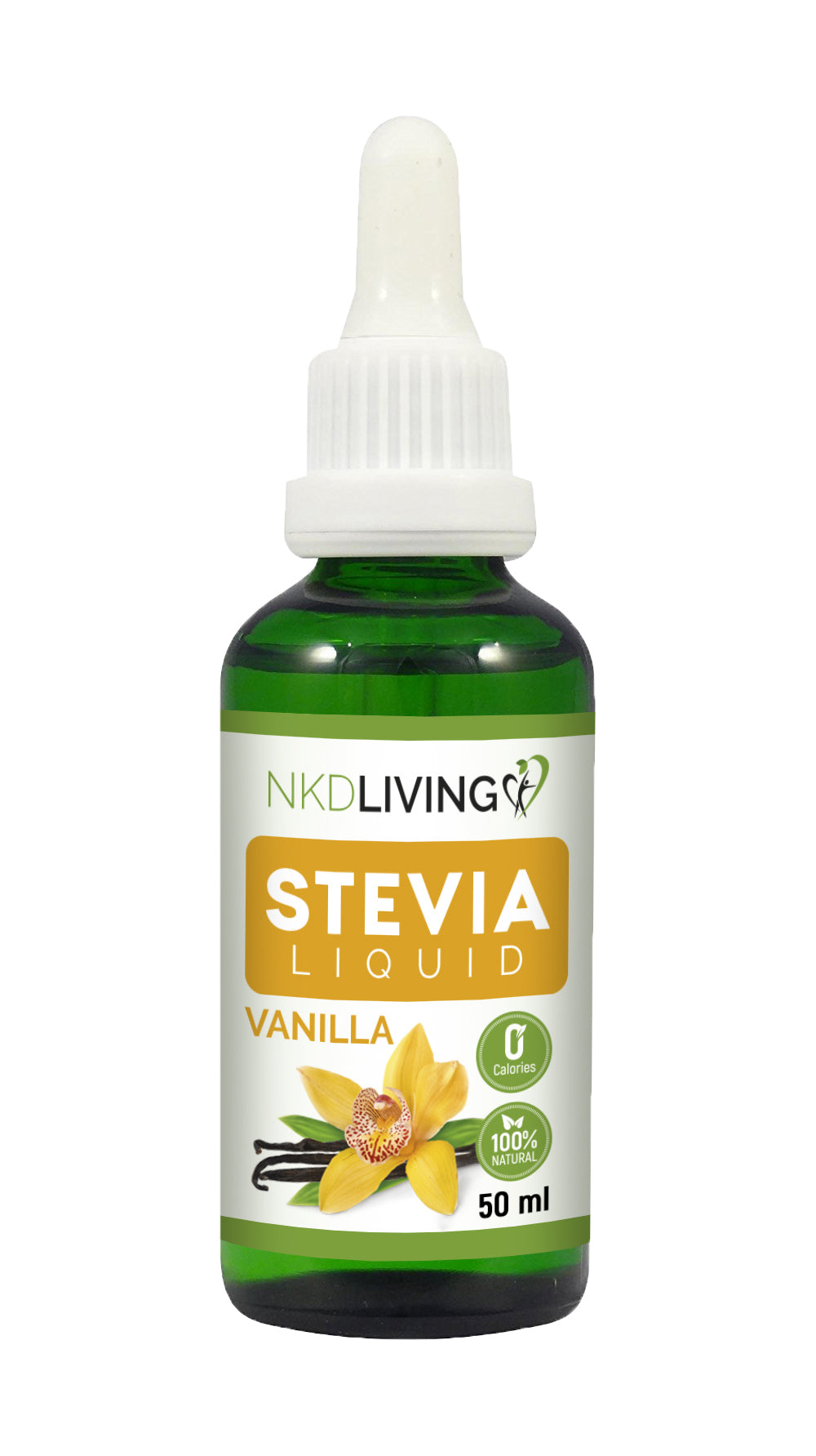 NKD Living_100% Natural Stevia Liquid Vanilla Sweetener 50ml