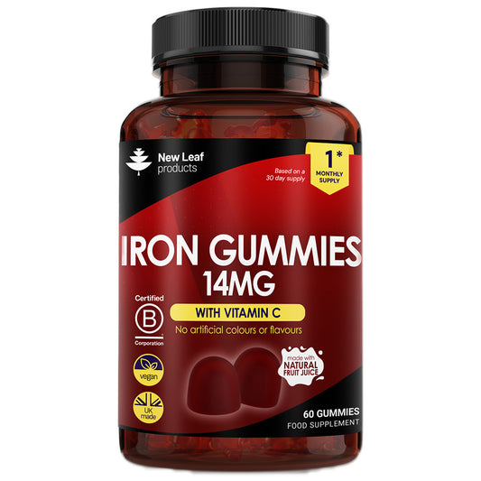 New Leaf Products_Iron Gummies Vegan 60 gummies
