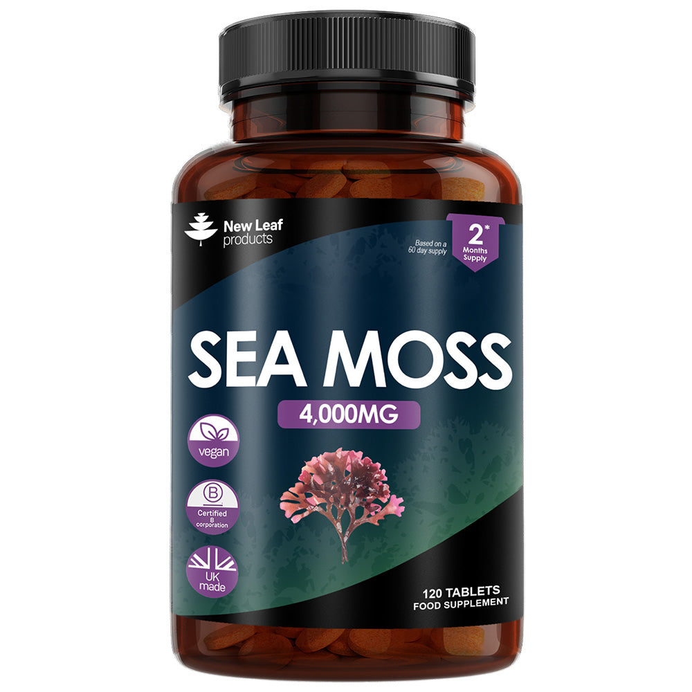 New Leaf Products_Sea Moss Tablets 120 Vegan 4000mg 120 Tablets