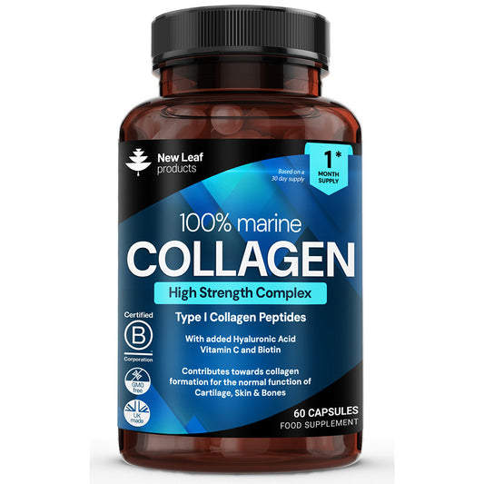 New Leaf Products_Hydrolised Marine Collagen Capsules 1200mg Type 1