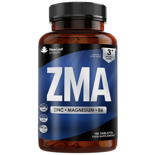 New Leaf Products_Zinc Magnesium B6 Testosterone & Sleep Support 180 Vegan Capsules