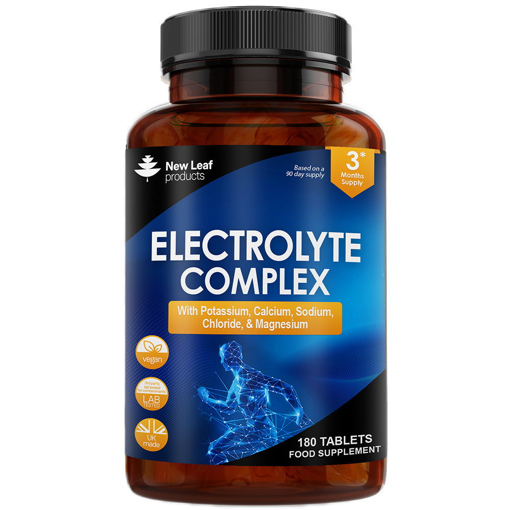 New Leaf Products_Electrolyte Complex 180 Vegan Tablets + Essential Minerals