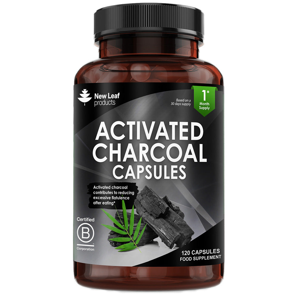 Activated Charcoal Capsules - 1040mg Per Serving 120 Capsules