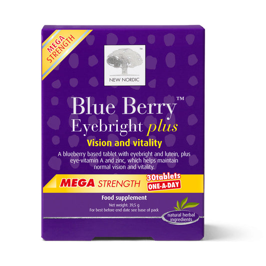 New Nordic_Blueberry Mega OAD for vision & vitality 30 Tablets