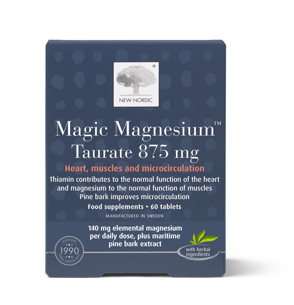 New Nordic_Magic Magnesium Taurate 875mg. 60 tablets