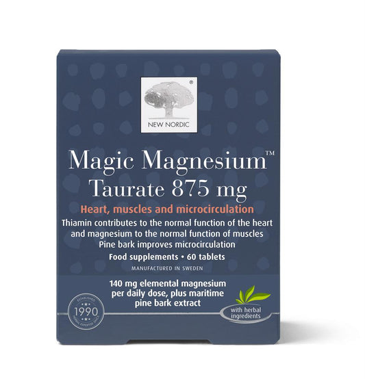 New Nordic_Magic Magnesium Taurate 875mg. 60 tablets
