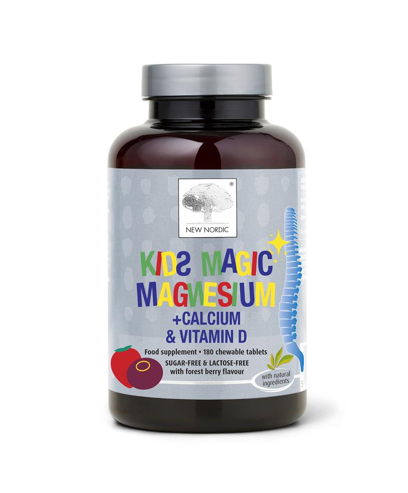 New Nordic_Kids Magic Magnesium + Calcium & Vitamin D 180 tablet