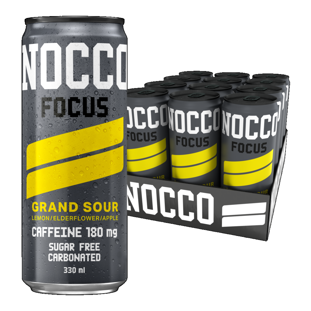 NOCCO Focus 12x330ml Grand Sour