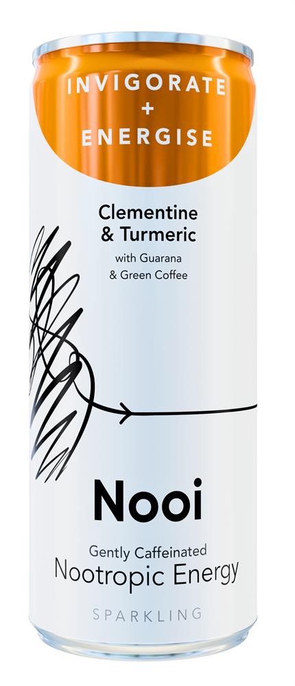 Nooi_Clementine & Turmeric Nootropic Calm Energy Drink 250ml-pack of 3