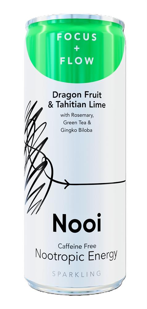 Nooi_Dragonfruit & Tahitian Lime Nootropic Calm Energy Drink 250ml-pack of 3