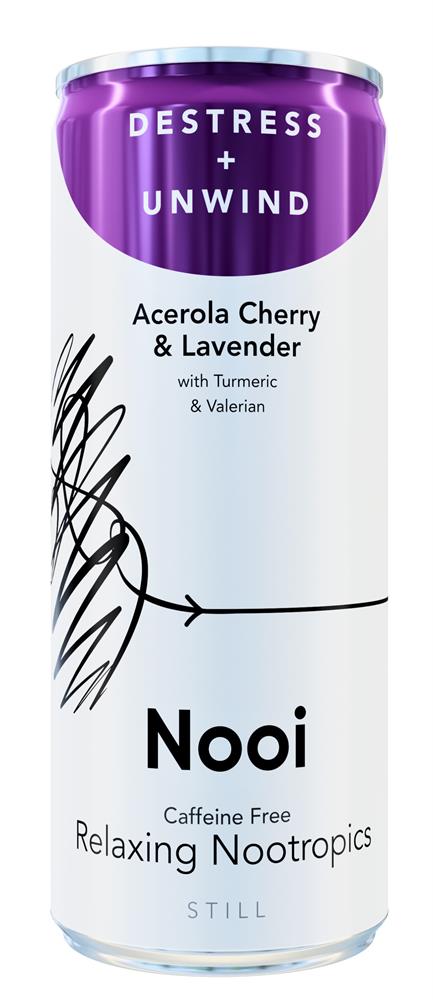 Nooi_Acerola Cherry & Lavender Nootropic Calm Energy 250ml-Pack of 3