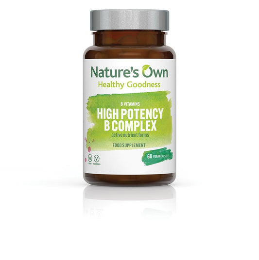 Natures Own_A comprehensive high strength vitamin B complex. 60 capsules