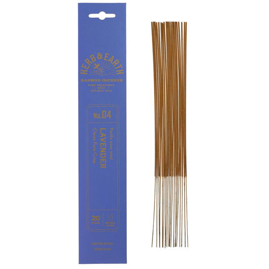 Nippon Kodo_Herb & Earth Incense -Lavender 20 sticks-Pack of 4
