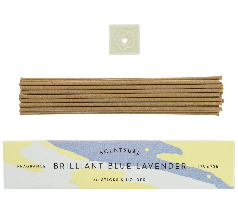 Nippon Kodo_Scentsual Incense - Brilliant Blue Lavender 30 Sticks-pack of 2