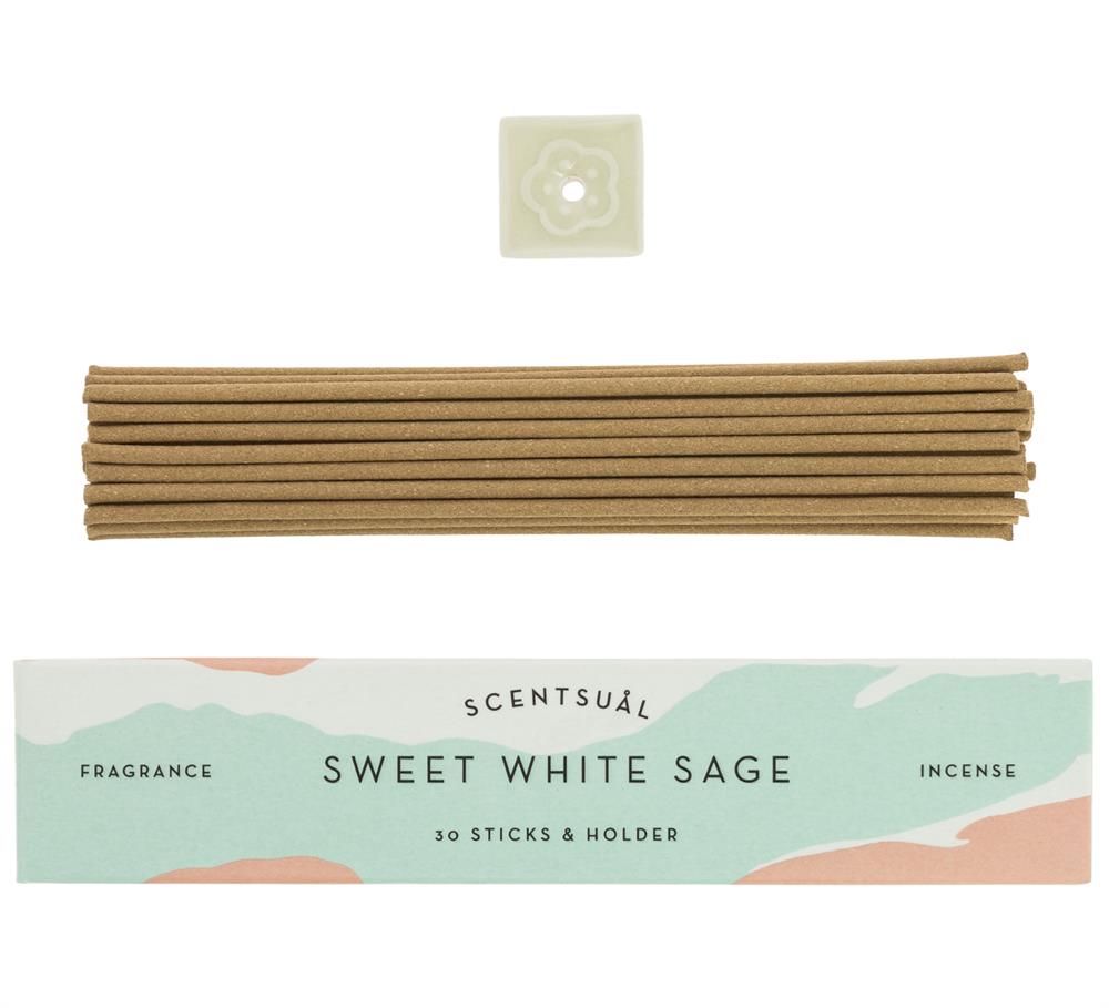 Nippon Kodo_Scentsual Incense - Sweet White Sage 30 Sticks-Pack of 2