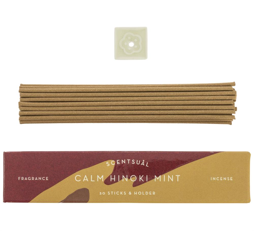 Nippon Kodo_Scentsual Incense - Calm Hinoki Mint 30 Sticks-Pack of 2