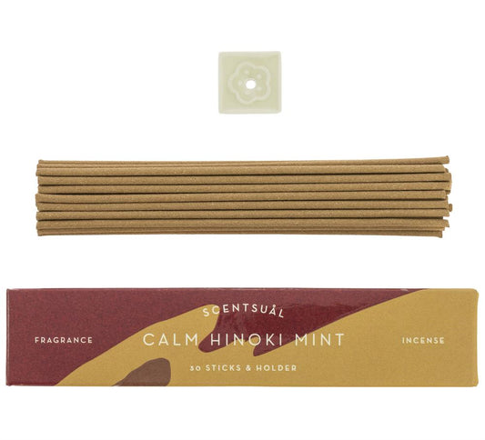 Nippon Kodo_Scentsual Incense - Calm Hinoki Mint 30 Sticks-Pack of 2
