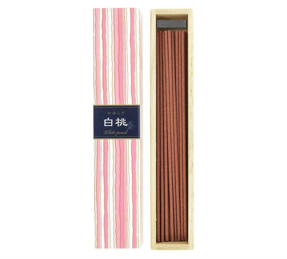 Nippon Kodo_Kayuragi Incense - White Peach 40 Sticks-Pack of 2