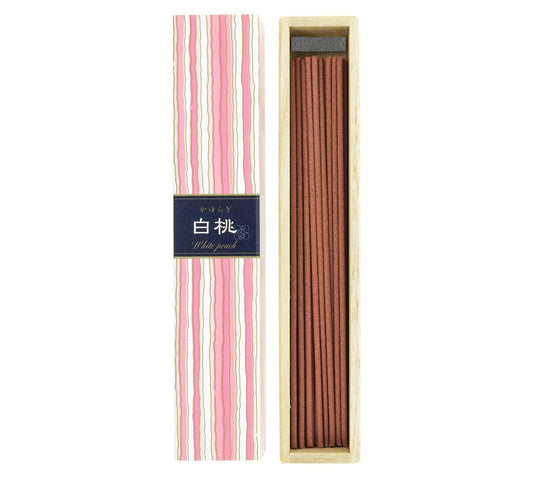 Nippon Kodo_Kayuragi Incense - White Peach 40 Sticks-Pack of 2