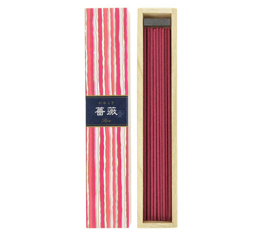 Nippon Kodo_Kayuragi Incense - Rose 40 Sticks-Pack of 2