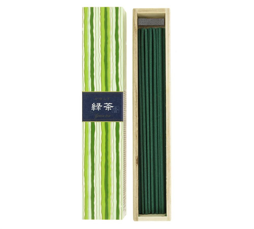 Nippon Kodo_Kayuragi Incense - Green Tea 40 Sticks-Pack of 2