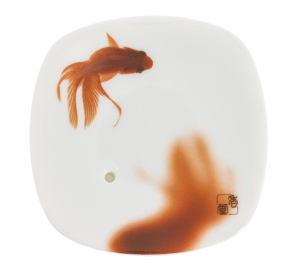 Nippon Kodo_Yume No Yume Incense Holder - Goldfish 8 x 8 cm
