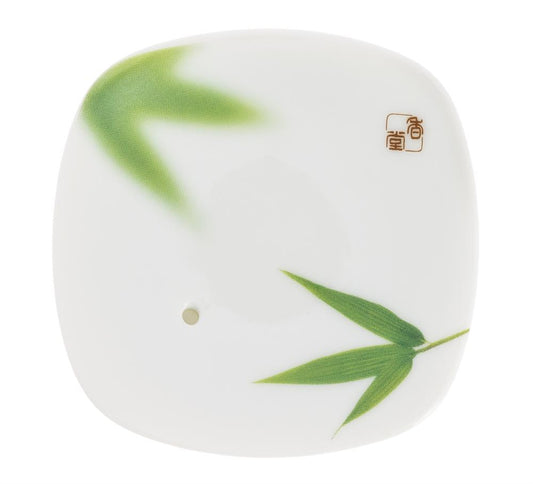 Nippon Kodo_Yume No Yume Incense Holder - Bamboo Leaf 8 x 8 cm