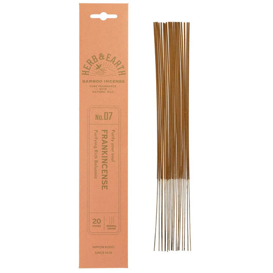 Nippon Kodo_Herb & Earth Incense -Frankincense 20 sticks-Pack of 4
