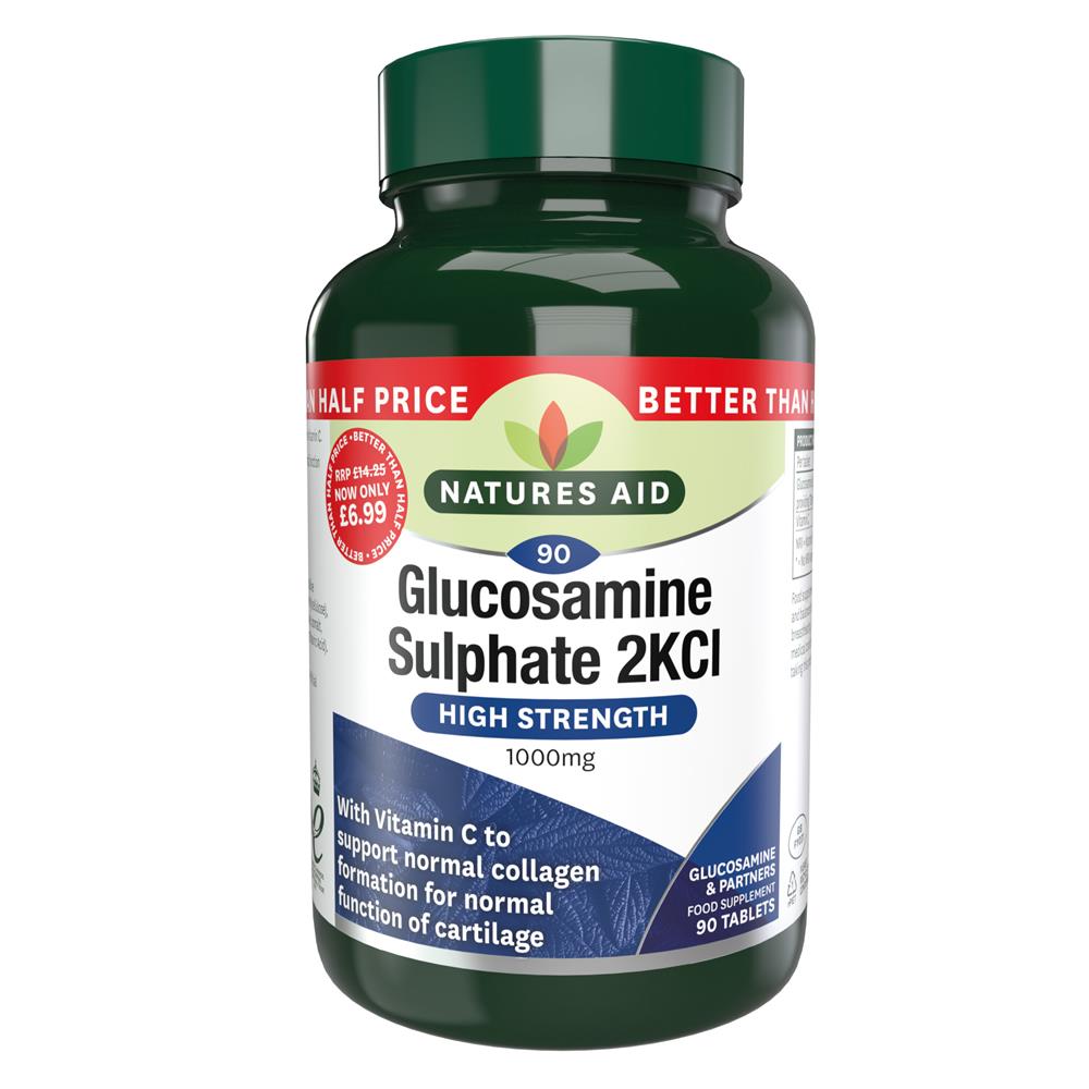 Natures Aid Promo Packs_Glucosamine Sulphate - 1000mg (with Vitamin C) - 5