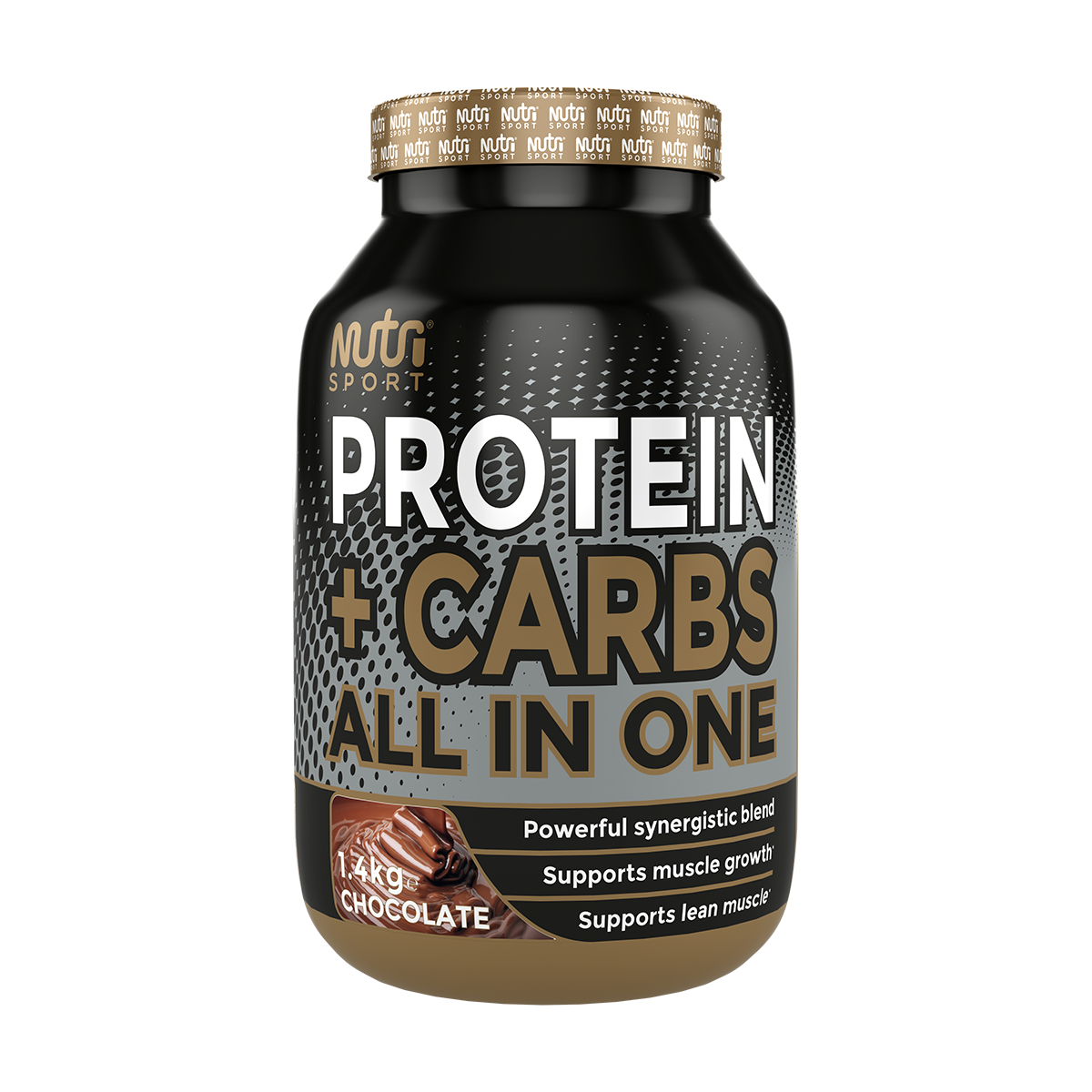 NutriSport Protein + Carbs 1.4kg Vanilla