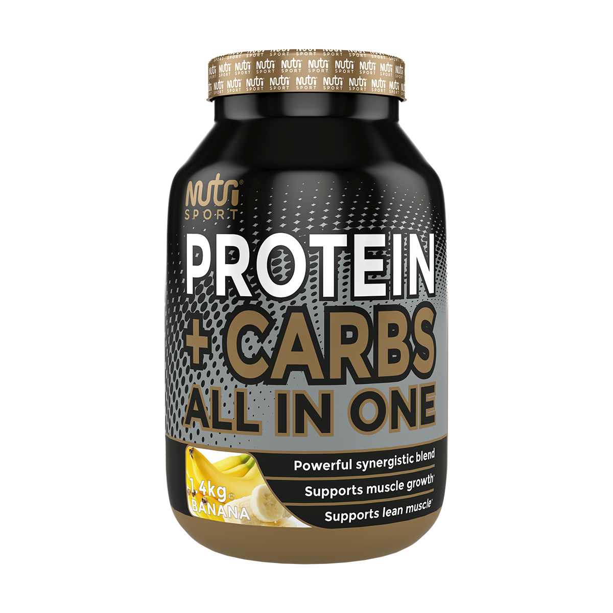 NutriSport Protein + Carbs 1.4kg Vanilla