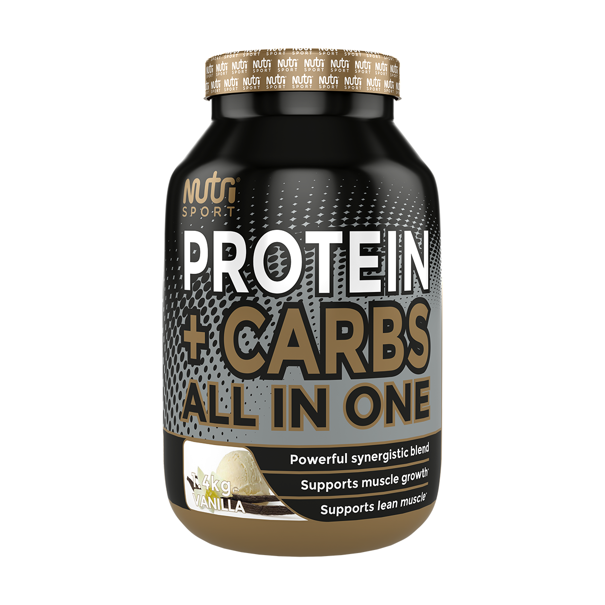 NutriSport Protein + Carbs 1.4kg Vanilla
