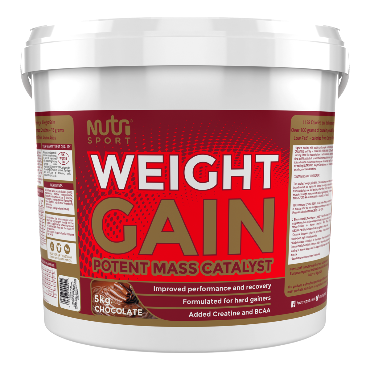 NutriSport Weight Gain 1.4kg Banana