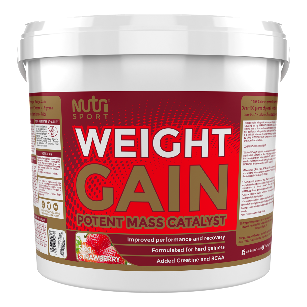 NutriSport Weight Gain 1.4kg Banana