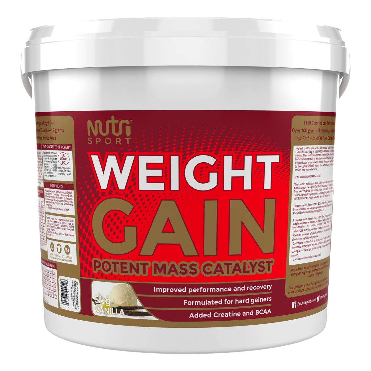 NutriSport Weight Gain 1.4kg Banana