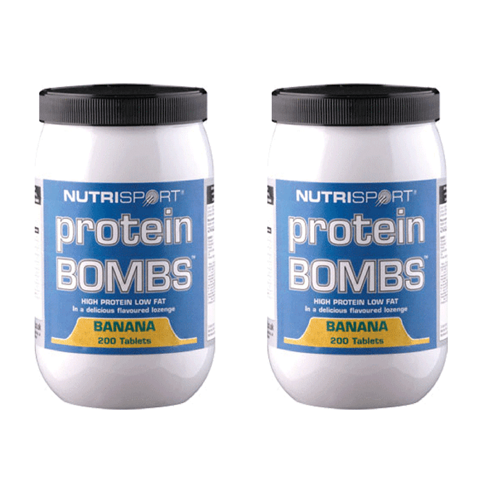 NutriSport Protein Bombs 200 Tabs Banana