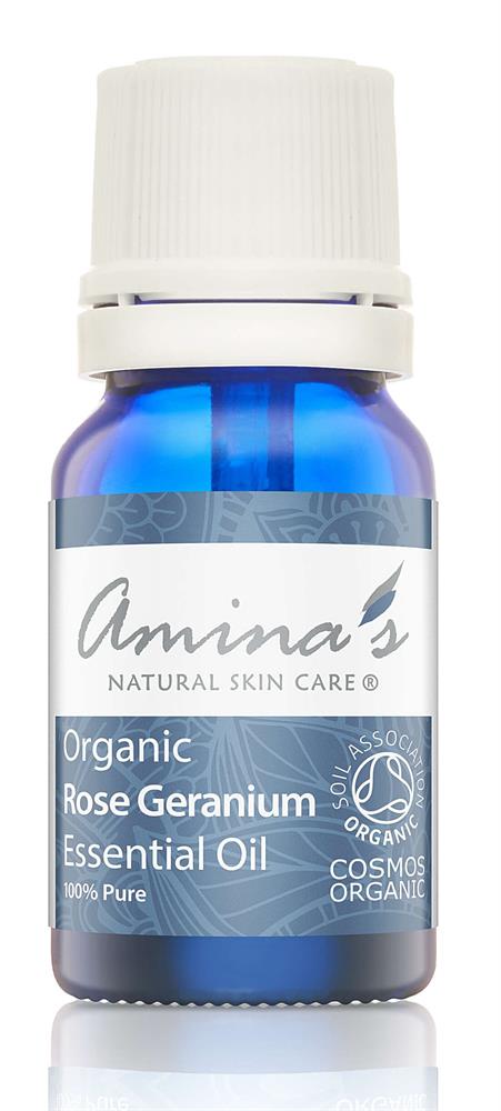 Amina's Natural Skincare_Pure Organic Rose Geranium Essential Oil 10ml