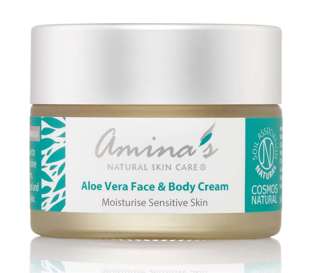 Amina's Natural Skincare_Aloe Vera Face & Body Cream for Sensitive Skin 50ml