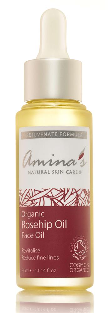 Amina's Natural Skincare_Pure Organic Rosehip Seed Face Oil Dropper 30ml