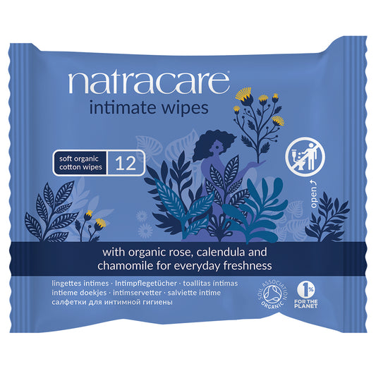 Natracare_Organic Cotton Intimate Wipes x 12