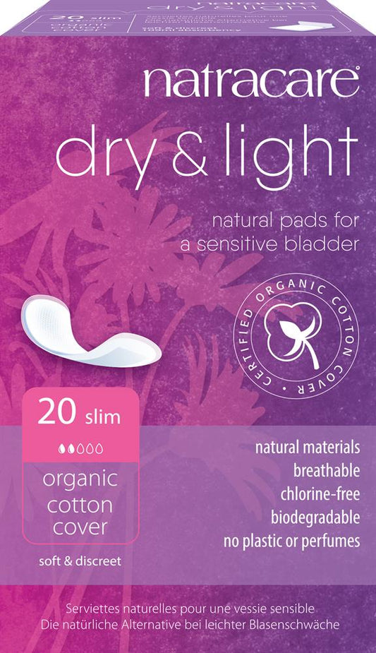 Natracare_Dry & Light Incontinence Pads Slim x 20