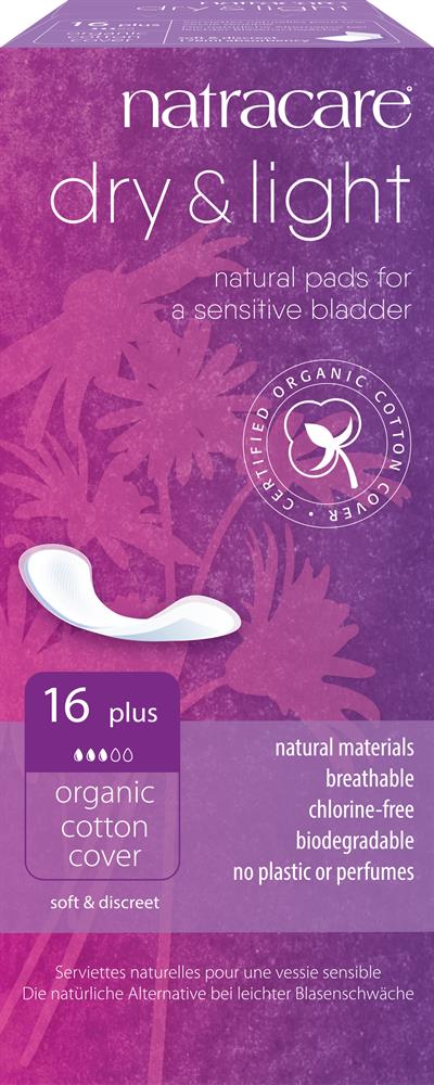 Natracare_Dry & Light Incontinence Pads Plus x 16