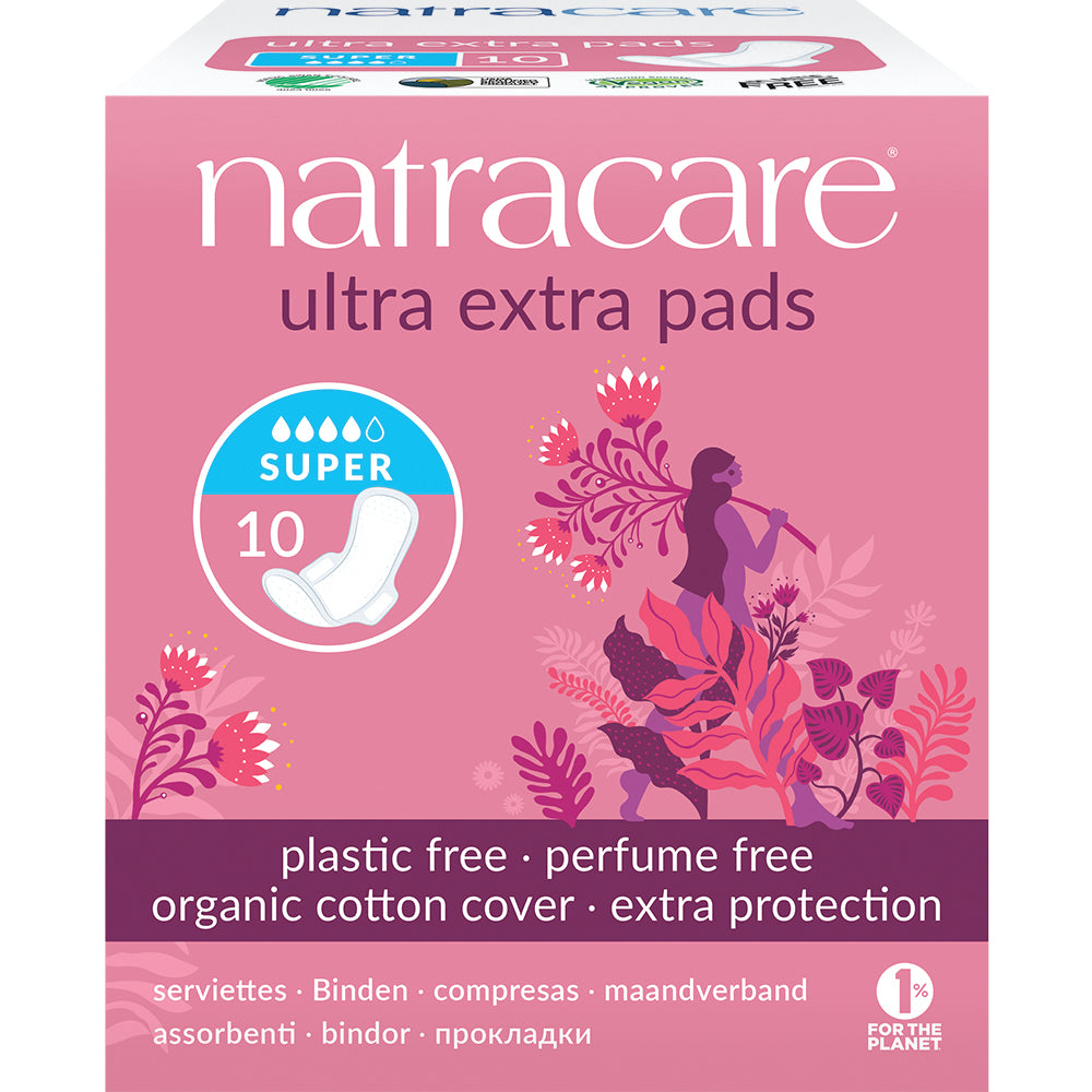 Natracare_Ultra Extra Pads Super with wings 10's