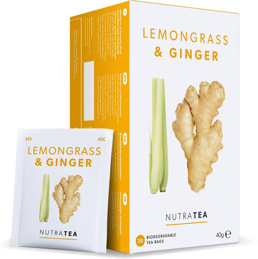 Nutratea_Lemongrass & Ginger - 20 Tea Bags-pack of 2